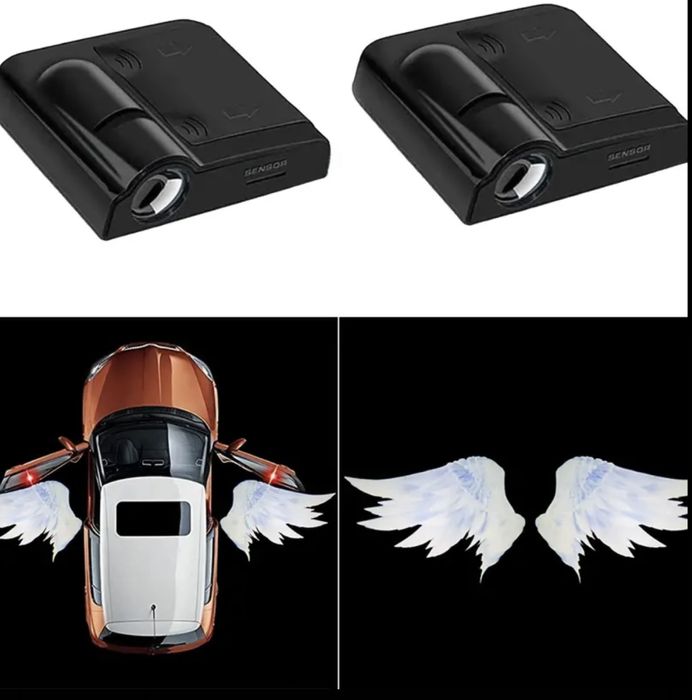 Підсвітка дверей авто , універсальний проектор  Крила