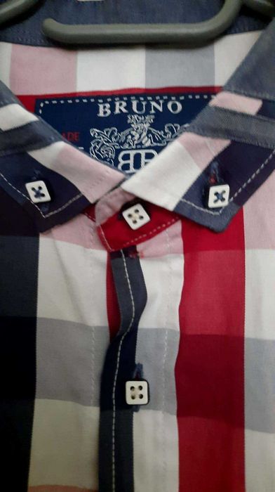 Shirt, koszula w kratę, na krótki rękaw – Bruno Barbetti