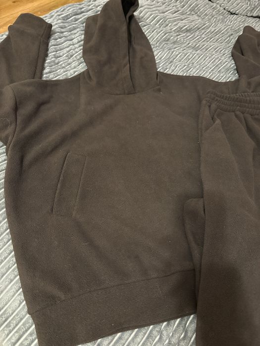 Флісовий костюм шоколадного кольору