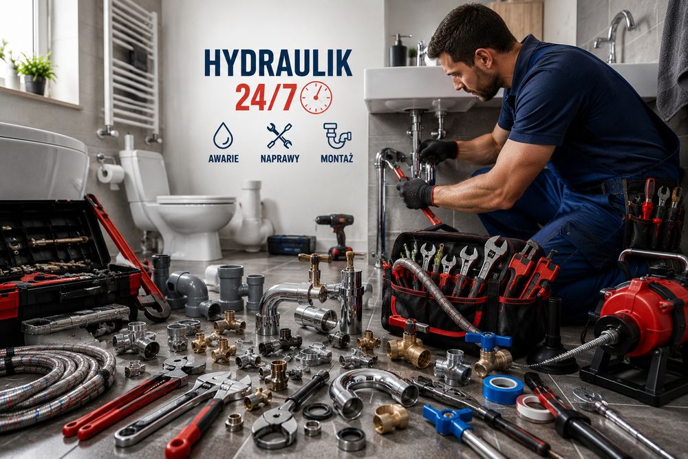 Hydraulik Usterka POGOTOWIE usługi pomoc 24/7