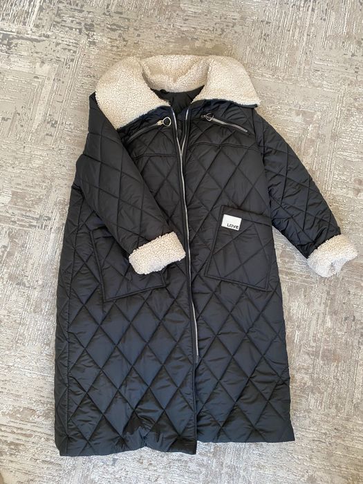 Стьобане пальто нове 66 розмір