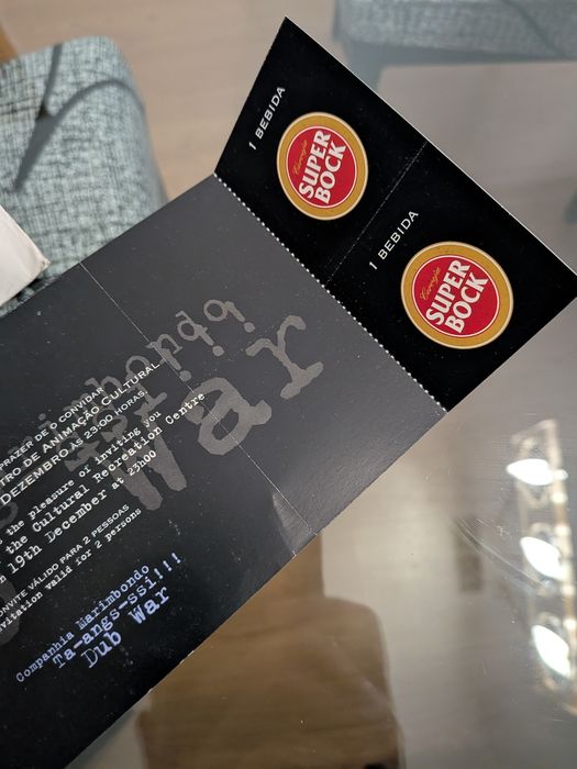 Hard Club convite para inauguração