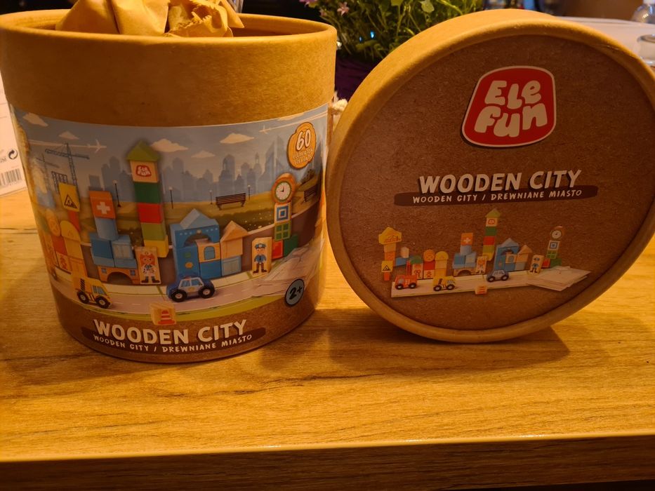 Drewniane klocki WOODEN CITY