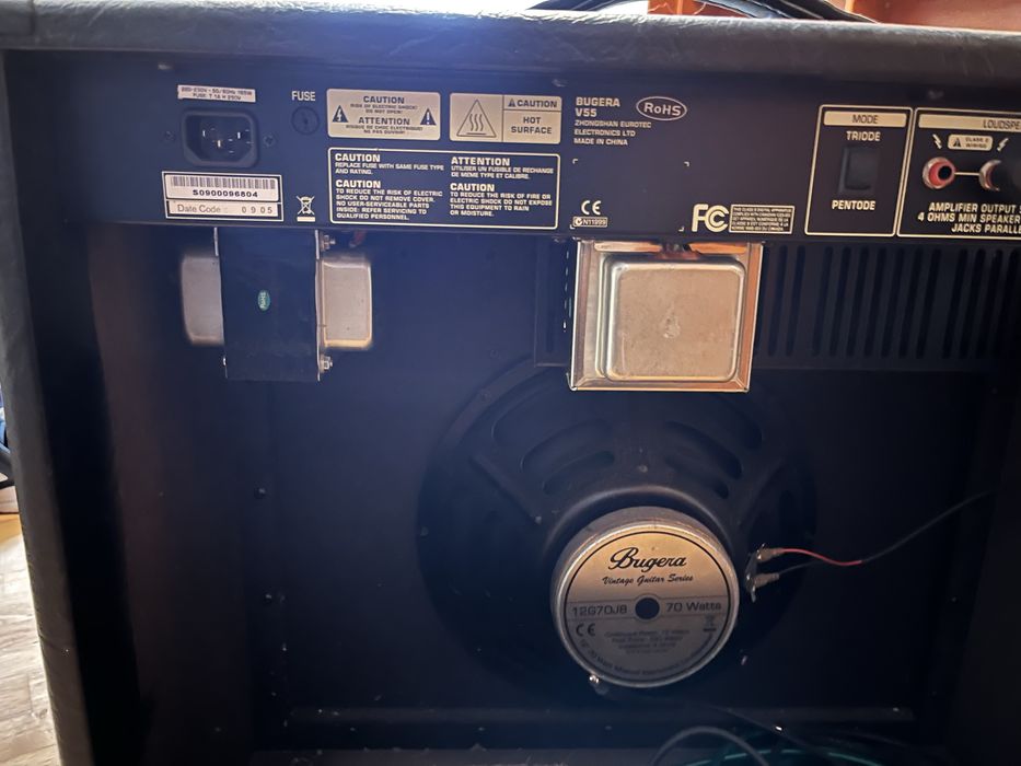Amplificador a valvulas Buguera V55