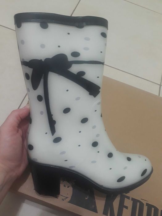 Чоботи силіконові жіночі утеплені KEDDO розмір 34