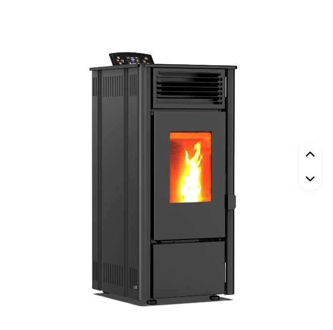Piec na pellet wolnostojący 7,8 kW koza stalowy kominek termostat