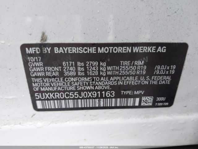 BMW X5 Xdrive 35i 2018