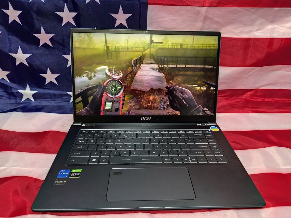 ‼️Новий MSI 15.6FHD/IPS/Core i5 1240p/GTX 1650/16GB/DDR5/512SSD/акб 5г