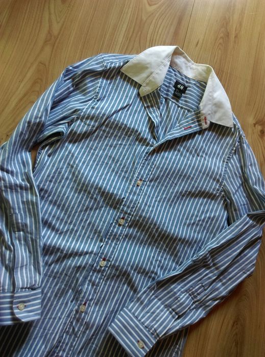 Koszula elegancka, w paski damska H&M