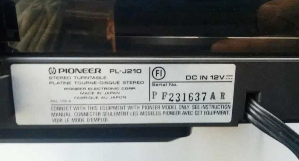 виниловый проигрыватель Pioneer