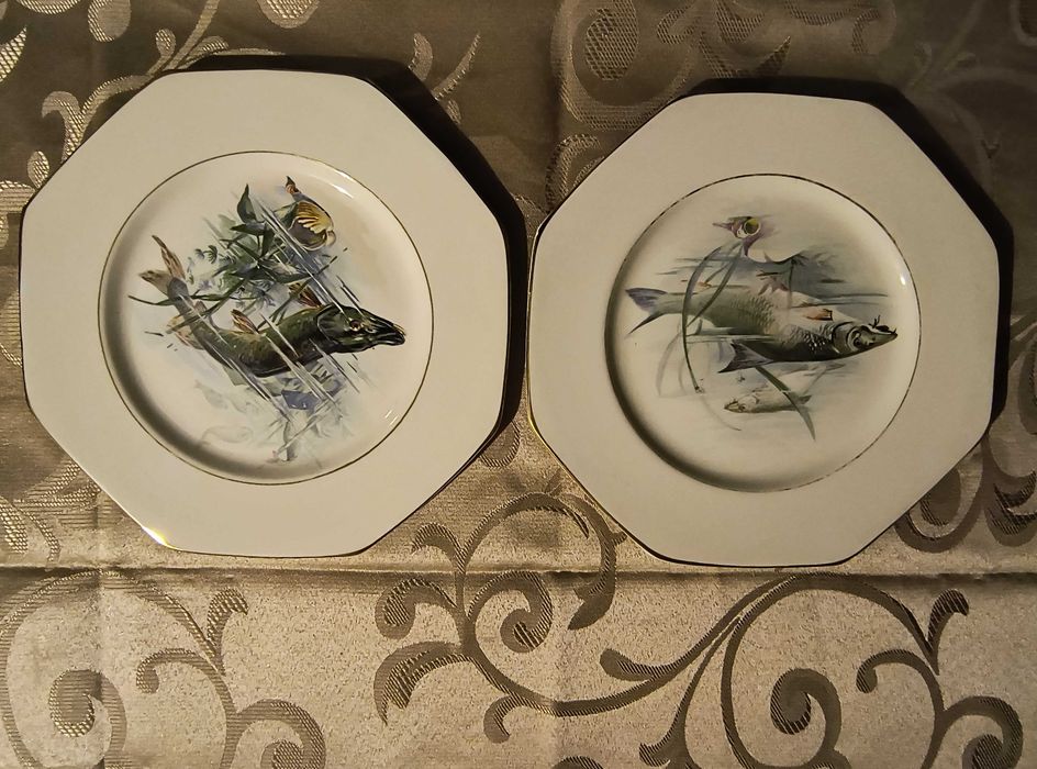 Дві англійські декоративні тарілки Royal pottery staffordshire