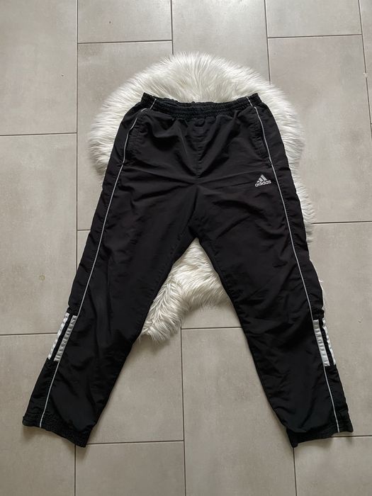 dresy z wysokim stanem adidas silownia szerokie logo