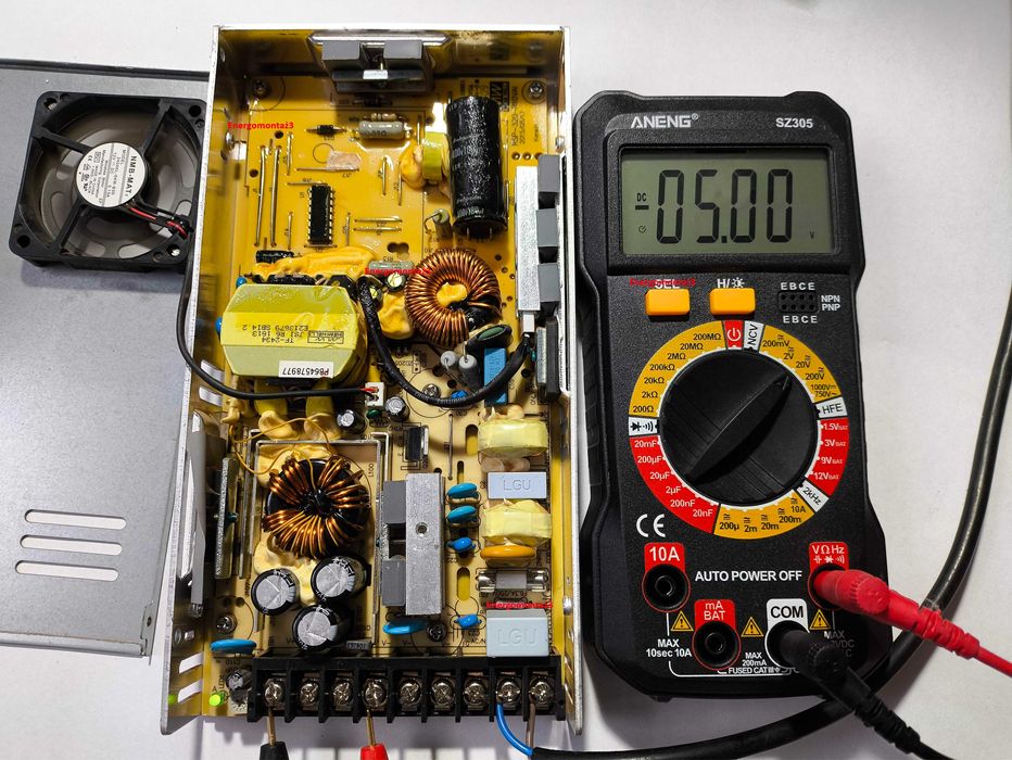 zasilacz 5V 55A MEAN WELL do taśm led 5V ARGB