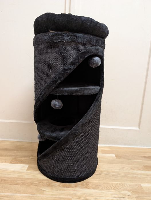 Diogenes Diagonal Basic Drapak Wieża dla Kota 36x75cm Czarna