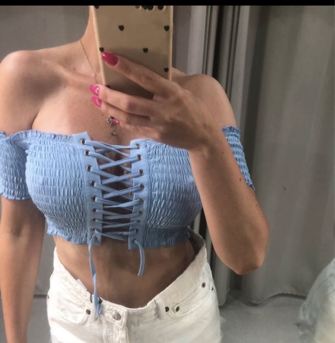 Top exclusive butik baby blue