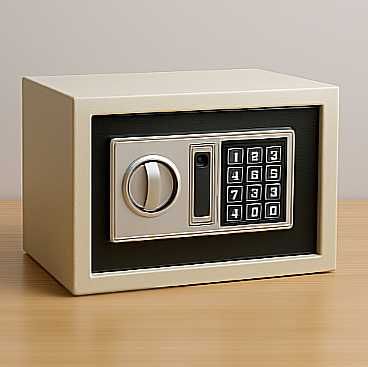 NOWY Sejf Domowy Biurowy Na Zamek Elektroniczny Hotelowy Kasa 2 Klucze