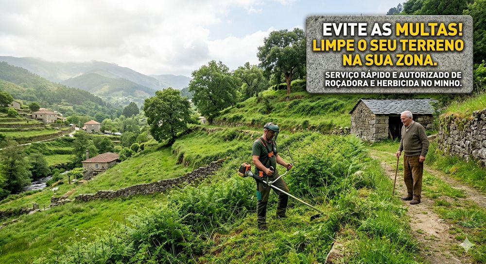 Limpeza de Terrenos, Lotes e Quintais em Santa Maria da Feira - Evite Coimas
