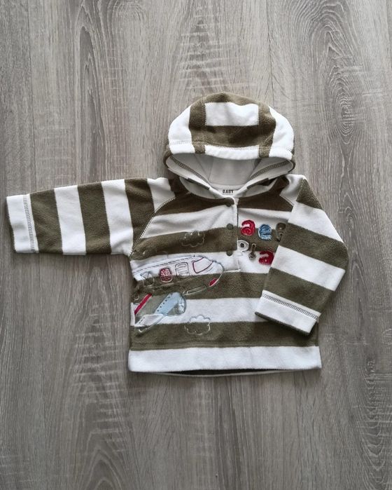 Bluza Polarowa z Kapturem Samolot Air KappAhl 74