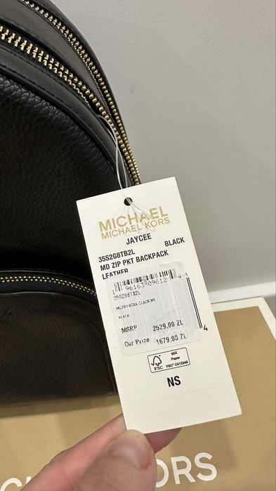 Жіночий шкіряний рюкзак Michael Kors