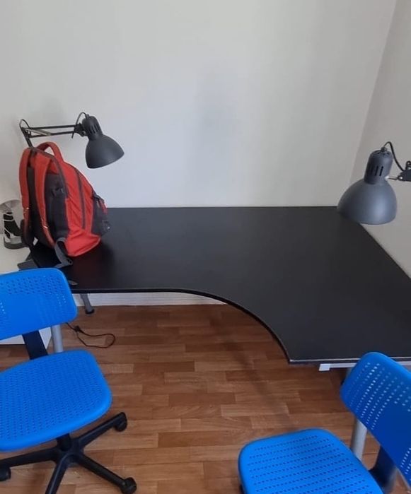 Mesa de canto elevável estirador ikea