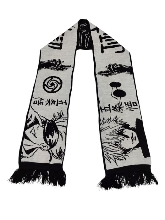 Аніме шарф 180см Jujutsu Kaisen з Годжо Сатору - акрил100%, ексклюзив