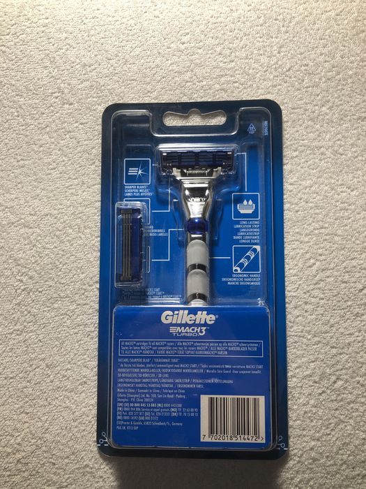 Golarka Gillette mach3 turbo