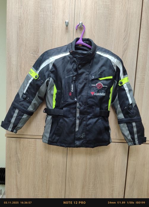 Підліткова демісезонна брендова мотокуртка MODEKA  140 зріст 9-13р