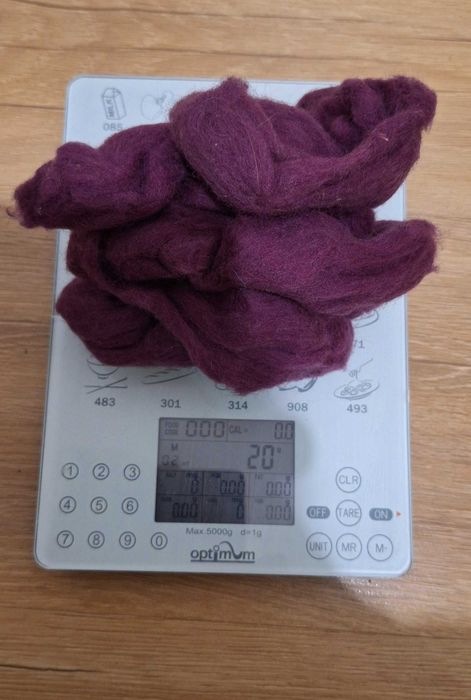 Zestaw 5 motków wełny czesankowej do filcowania rękodzieło handmade