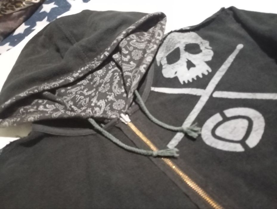 Винтажная двусторонняя зип-худи C1RCA (Circa) | Y2K Skater Style