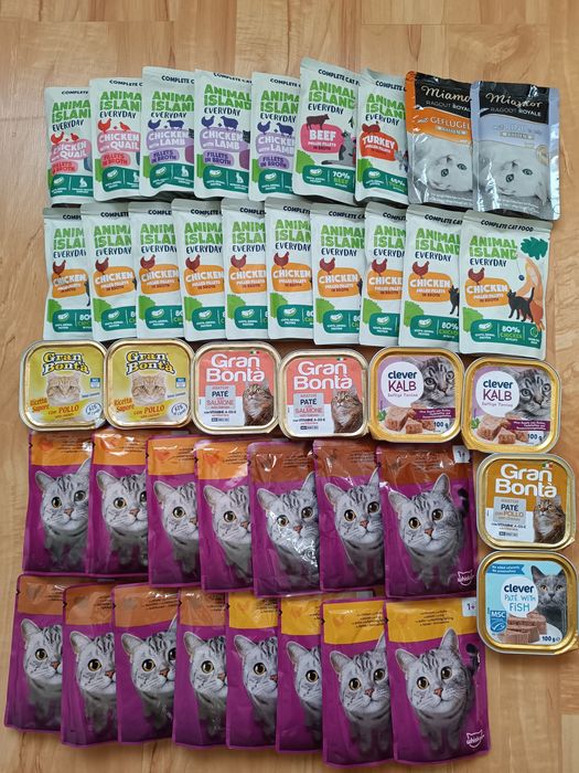 Karma mokra dla kota Animal island