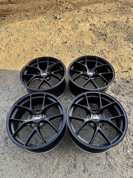диски r17 5x112 7.5j ET35 ЦО66.6 bbs ковка black sport bmw audi mercedes