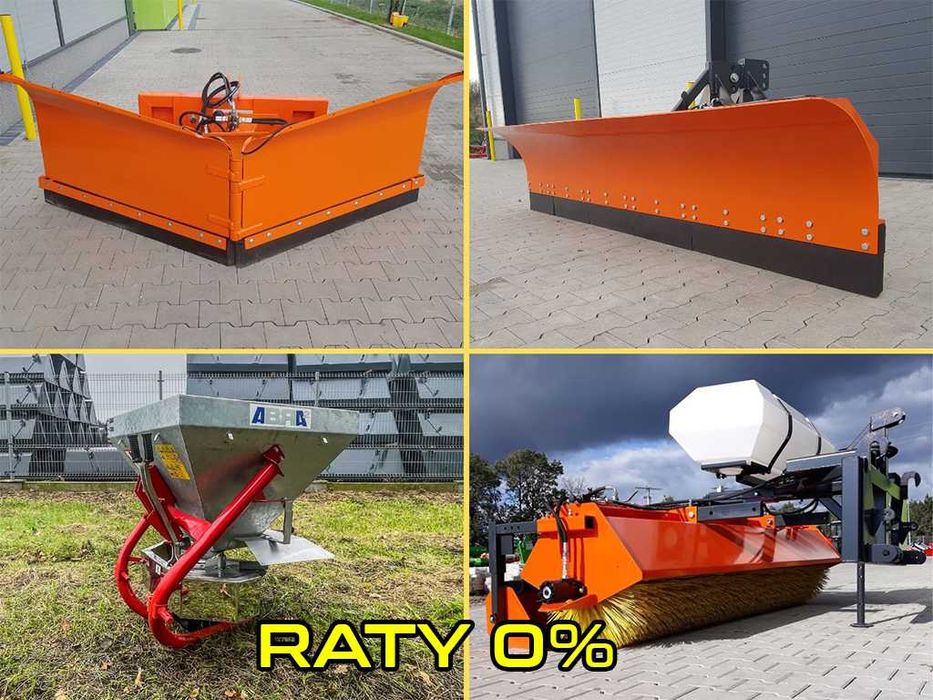 Pług śnieżny do spychania Zamiatarka Rębak Piaskarko Solarka RATY