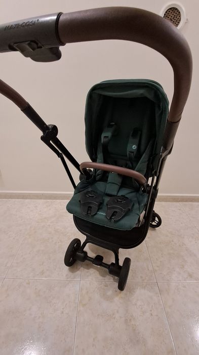 Carrinho Maxi-Cosi Leona Green + adaptadores