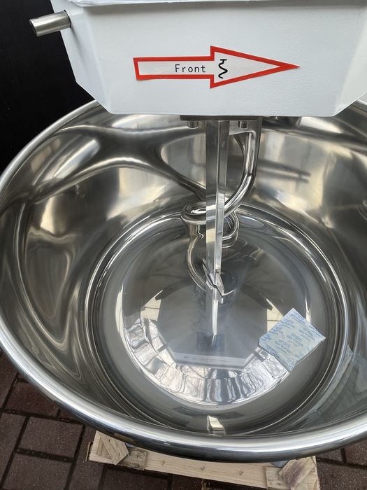 Miszałka do ciasta HEAVY DUTY MaxBaker 50H , pomiar temp. w mieczu