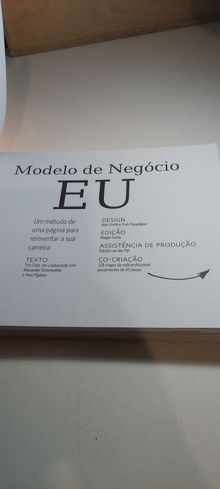 Modelo de Negócio Eu - Tim Clark, Alexander Osterwalder, Yves Pigneur