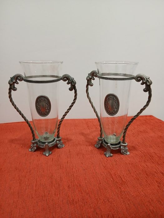 Par de Vasos Decorativos