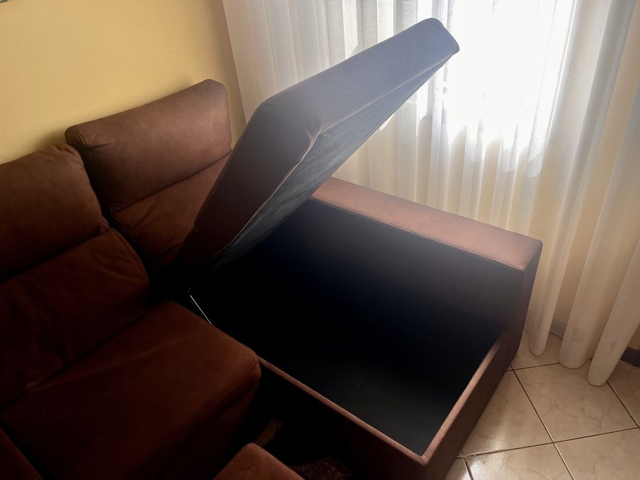 Sofá-Cama Chaise Longue Quatro Lugares