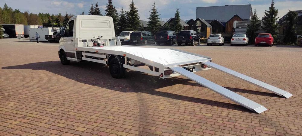 Volkswagen Crafter Man Zabudowa Autolaweta Laweta Najazd Aluminium