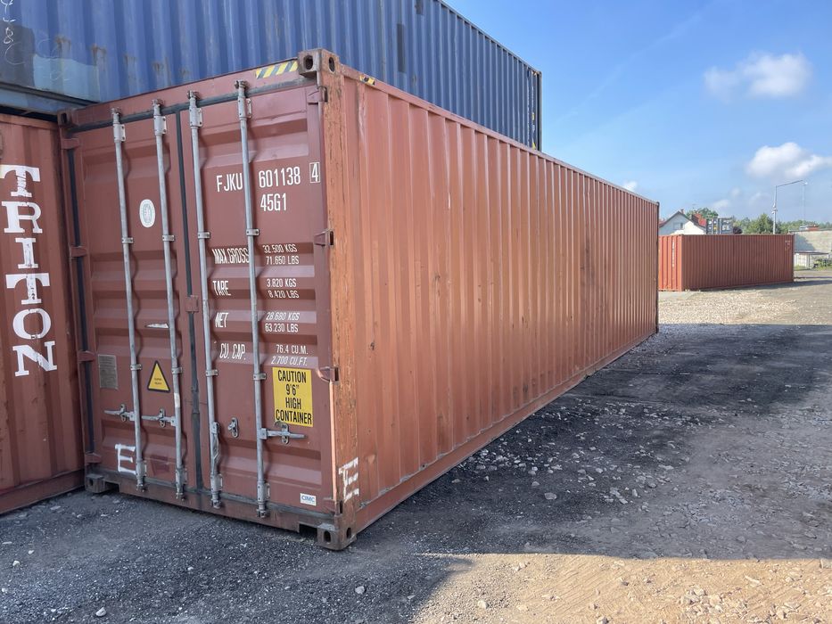 Kontener Morski 40 hc uzywany dobry stan transprt hds
