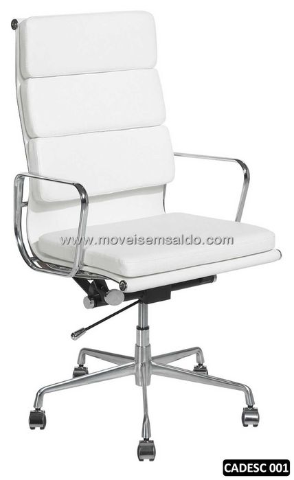 Cadeiras de Escritório c/ Amortecedor Elevatório