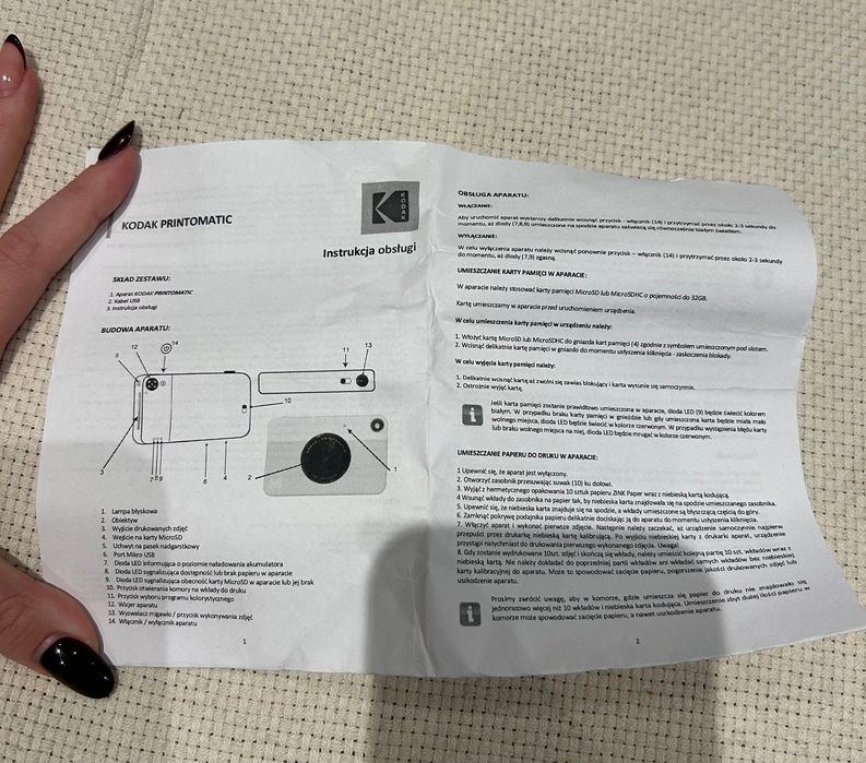 Aparat natychmiastowy Kodak Printomatic