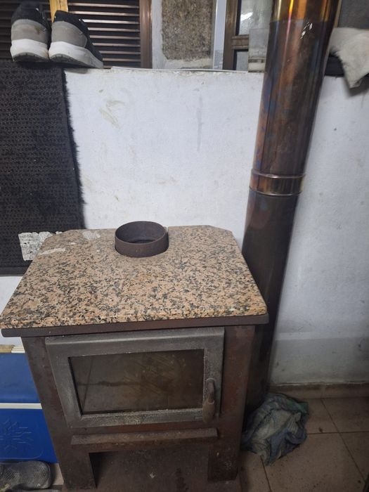 Vendo salamandra de lenha com tubo