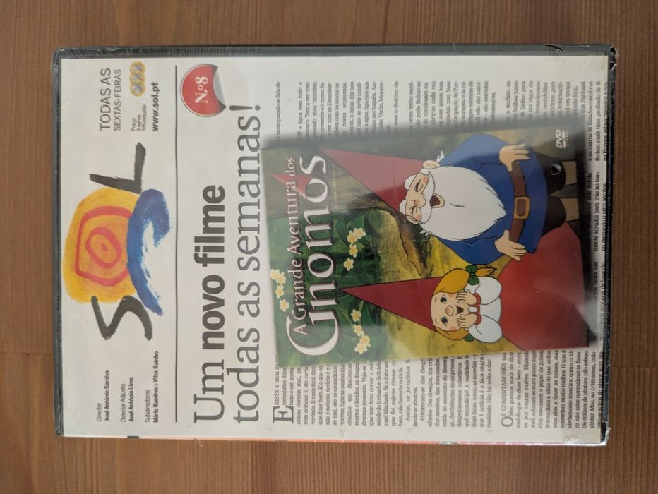 DVD NOVO e SELADO " A Grande Aventura dos Gnomos " SOL