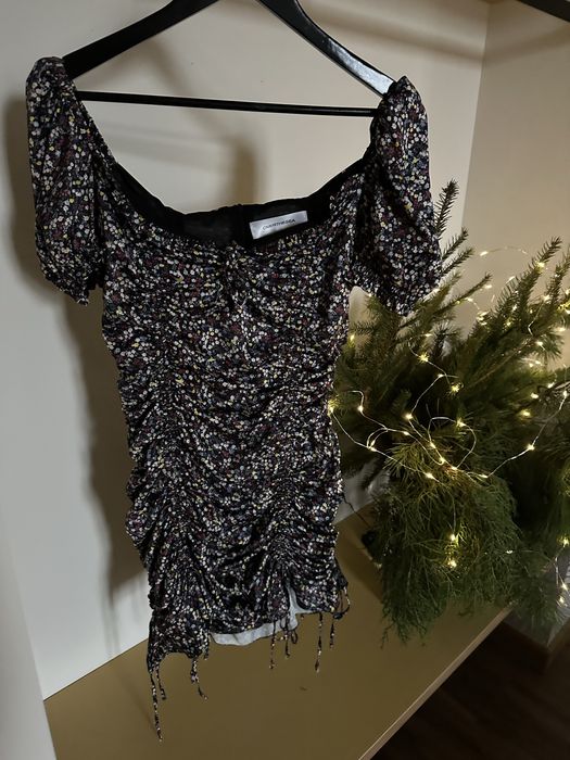 Міні-сукня в квітковий принт