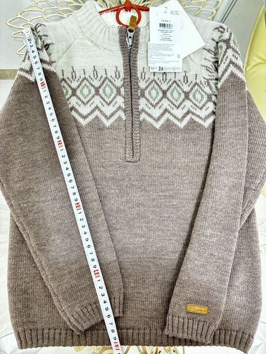 Новий дитячий светр з вовни меріноса розмір 122/128