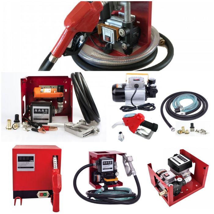 Міні АЗС, насос 12в. 24в. 220в. для перекачки палива топлива. 60л.в хв