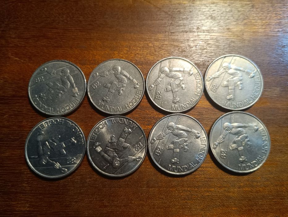 Moedas comemorativas de 25 escudos, 1982 25° Camp. Mundial de Hóquei
