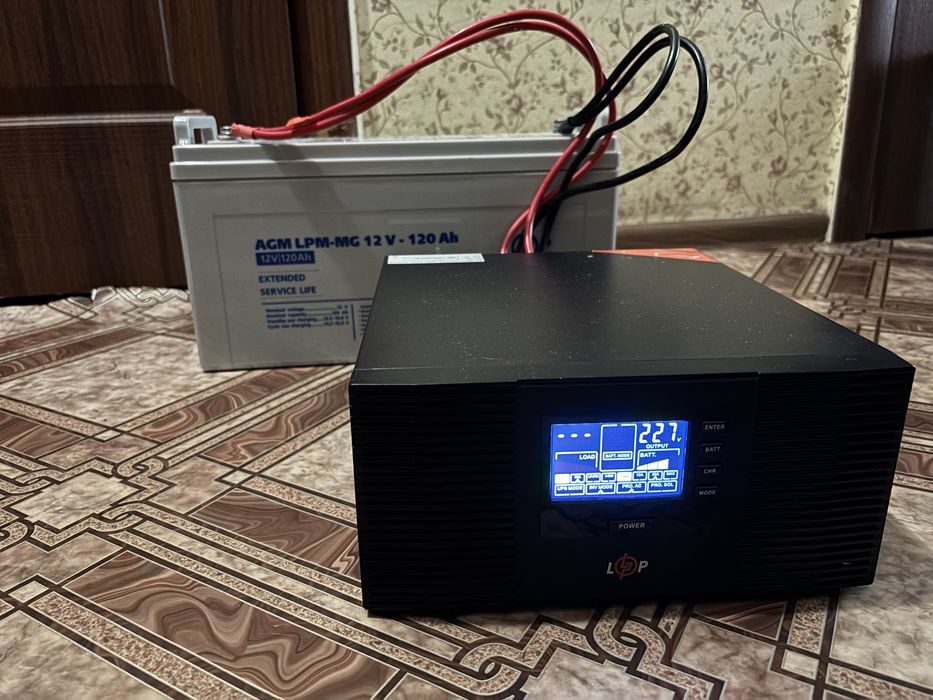 ДБЖ + мультигелева батарея (UPS B1500 + АКБ MG 1440W)