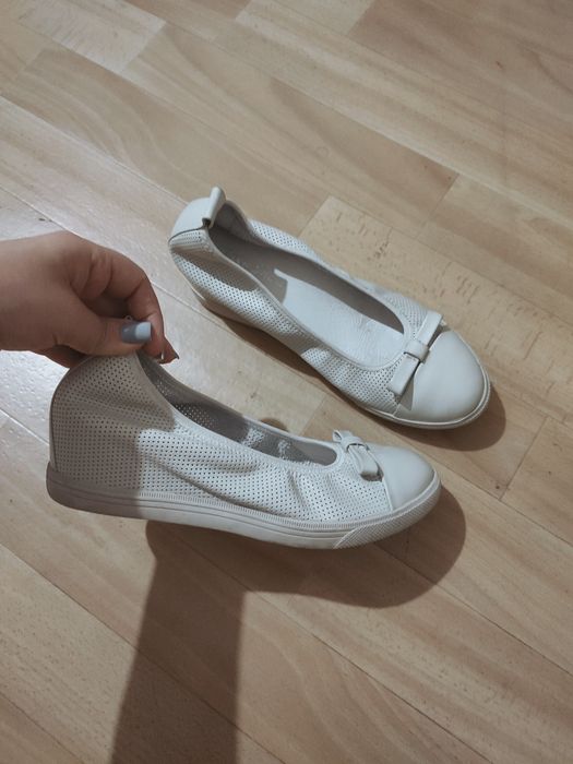 Балетки туфли натуральная кожа женская р 36