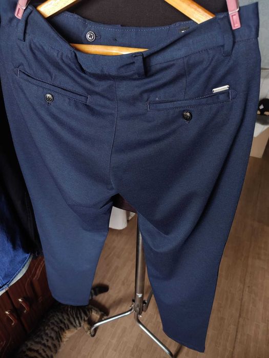 Джинсы (chino Jack&jones pants studio Дания w34 stretch navy.